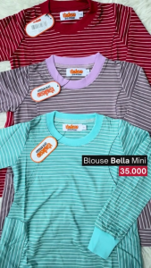 Atasan Anak Perempuan Baju Anak Perempuan / Thaluna Kids Blus Bella Mini Size S Usia 2-3 Tahun