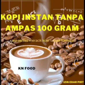 INSTANT COFFEE 1 Ons Bubuk Kopi Spray Dried Tanpa AMPAS (SR01)