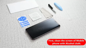 ป้องกันแสงสีม่วง ฟิล์มกระจกนิรภัย กันการแอบมอง ป้องกันเต็มจอ สำหรับ Samsung Galaxy S24 S23 Ultra S22 Plus S21 S20 Ultra S10 S9 S8 Plus Note 20 Ultra 10 Plus 9 8  ปลดล็อคลายนิ้วมือ