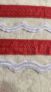 Dây Vải Ren Chỉ 2 Màu Bản Nhỏ 3cm - Không Co Giãn - May Viền Áo Lai Áo Váy Đầm Đồ Thiết Kế