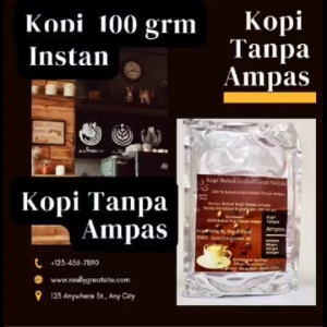 Spray Dried Instant Coffee 100 gram Kopi Instan Tanpa Ampas (100% Arabica)