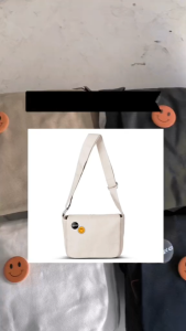 Tapaxco Tas Selempang Pria Wanita Aiko Slingbag Korean Style Casual Kanvas Free 2 Pin Random