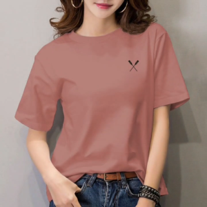 Korean Fashion T-shirt For Men & Women: A Simple Round Neck Shirt with Graphic Prints