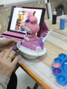 Radius K DIY Color-In Artisanal Piggy Bank Characters - Anime-Inspired Collectible Toy for Kids