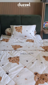 Duzzel Lite Sprei 120x200 Single Size Motif Aesthetic Minimalis