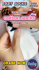 Buy3 Free2! BabyZoom Baby Cotton Socks: 5 Pair Free Shipping