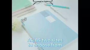 A5/B5 Coil Notebook Set 60/80Sheets Thick Paper Lined Spiral Notepad 4Pcs For School Supplies