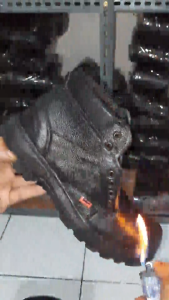 SEPATU BOOTS PRIA SAFETY UJUNG BESI KULIT HITAM COKELAT SEPATU BOOT PRIA OUTDOOR FORMAL KERJA LAPANGAN - SEPATU SEFTY PRIA - SEPATU SEPTI - SEPATU BOT