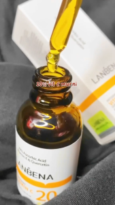 [BPOM] LANBENA 20% Vitamin C Murni Serum Kulit Pencerah/Perawatan Kulit Pemutih 7 Hari /Whitening Brightening SKIn Care 15ml/30ml Perawatan Kulit Oily Dan Sensitive - Lazada