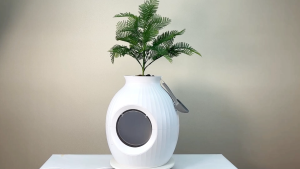 Digital Plasma Deodorant Flowerpot Cat Litter Box (SH2805) Yellow