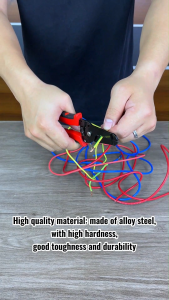 Mitsushi 7 นิ้ว คีมปอกสายไฟ คีมปอกสายไฟ ออโต้  คีมกดลวด ตัดสายไฟแบบออโต คีมตัดสายไฟออโต้ เครื่องมือปอกสายไฟฟ้า คีมช่างไฟฟ้าวัสดุสแตนเลส