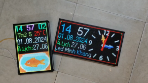 Mạch Đồng Hồ Led Vạn Niên P5 P10 P2.5 Full Color