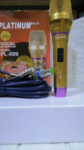 Platinum Gold Professional PL-699 Model Heavy Duty 10M Wire microphone