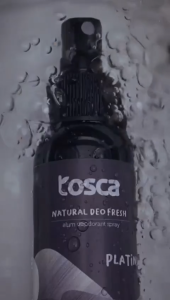 TOSCA DEODORAN TAWAS SPRAY 60ML BAHAN ALAMI BPOM
