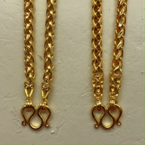 สร้อยคอทองลายสี่เสาโปร่งหัวจรวด ยาว 20 24 นิ้ว เทียบเท่าน้ำหนัก 23 บาท ชุบทอง งานสวย ใส่ได้ทุกโอกาส รูปถ่ายจากสินค้าจริง