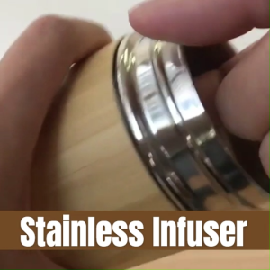 Quali-Products - Bamboo Tumbler High Quality Vacuum tumbler 500ml