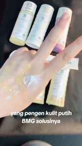 PAKET BMG LOTION CEPAT PUTIH 2 LOTION UNGU DAN 2 BODY NIGHT CREAM PAKET BMG LOTION