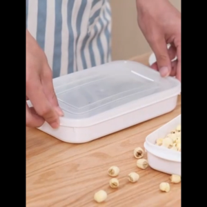 กล่องใส่อาหารแช่แข็ง กล่องอาหารกลางวัน กล่องถนอมอาหารพลาสติก กล่องใส่อาหาร กล่องอาหาร กล่องข้าว แบบพกพา แบบพลาสติกใส ทนความร้อน เข้าไมโครเวฟได้