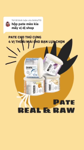 Pate Cao Cấp cho mèo Real Raw Instinctive thức ăn thượng hạng bổ sung đầy đủ dinh dưỡng hộp 170g - Fairy Marina