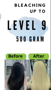 Lorikeet Platinum Powder Lightener Up To 9 Level Hair Bleaching & Highlight 500Gr Italy Khusus Salon