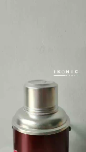 IKONIC Termos Stainless Steel Air Panas Solaris 2 liter Kualitas Terbaik Panas Tahan Lama Model Jadul