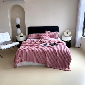 ผ้าห่มขนกระต่าย ผ้าห่มสักหลาด นุ่มพิเศษ อเนกประสงค์ กํามะหยี่ปะการัง เหมาะสำหรับทุกฤดูกาล