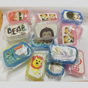 SRS (COD YES) TEMPAT SOFTLENS SET TRAVEL KIT AKRILIK WARNA GAMBAR KARTUN