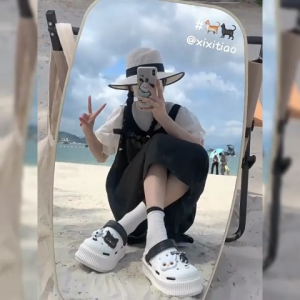 ปังไม่ไหว รองเท้าหัวโตแฟชั่น คุณภาพดี รุ่นนี้มี 4 สี แถมฟรีตัวติดน้องแมวสีดำ ทำจากวัสดุคุณภาพดี พื้นนุ่มนิ่ม น้ำหนักเบา ใครเป็นทาสแมวห้ามพลาด