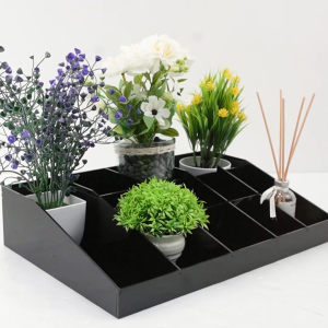 Rak Organizer Akrilik Multifungsi 10 Slot