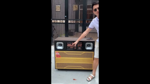 Loa Kéo Khủng Long MTMAX BK22 + Kèm 2 Mic - Loa Karaoke Công Suất Cực Lớn Bass 4 Tấc Đôi Ngang 2 Treble BH 12T