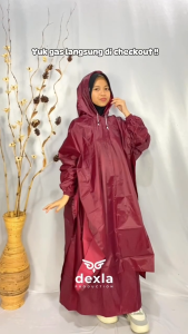 Jas hujan PONCO: PONCO BATMAN ROK CELANA Bahan Parasut berkualitas Premium