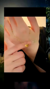 KALUNG TITANIUM WANITA TERBARU MODEL LOVE JEDAR TERLARIS