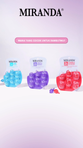 Miranda Hair Serum Vitamin (Vitamin Rambut) Blister 6x1ml | Shine Booster | Strong & Energizing | Shine Booster | Smooth & Radiant | Color Glaze Protect | Nourish & Soften