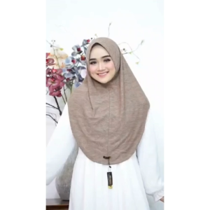 Bergo Instan Tania Malay Bahan Jersey Jaguar Premium By AR-Rizfa
