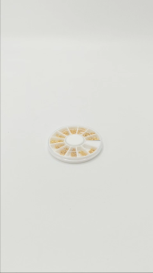 3D Manik-Manik Rantai Metal Hollow Warna Emas Nail Dekorasi DIY Seni Kuku Dekorasi Seni Kuku Logam Bentuk Campuran Geometri Hollow