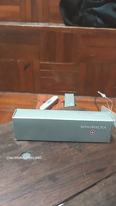 VICTORINOX FORESTER ,BLACK VX SAK-L , 0.8363.3 SWISS MADE  มีดพับ มีดเดินป่า Tec40store ไรท์สาระกับครูแว่น
