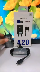 Charger FOR SMSNG A20 Quick Charge 3.0 Support Fast Charging