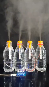 Black/Yellow Four-Spray Humidifier Driver and Control Board Humidifier Module Set