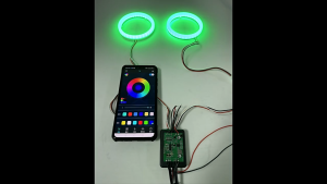 Modul LED DMX & Lampu LED DMX RGB: Output 5V & 210 Mode