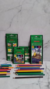 Beauty 1 Set 12 pcs Pensil Warna Joyko PENDEK CP 107 / PENSIL WARNA PANJANG CP 103 Color Pencil Colour Pencil Pinsil Warna Joyko 1 Pack Pensil Joyko Alat Menggambar Alat Mewarnai Peralatan Sekolah Alat Lukis - Gambar Kemasan Acak