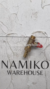 Kran Kompresor Angin Kuningan HATO 1/4 inch