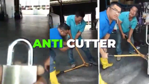 Anti-Cut Padlock Security Ultimate Safety with Disk Lock Mechanism & Chrome Hardened