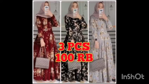 Gaun Pesta Bunga Bangkok Sakura Jumbo Model dan Motif Terbaru