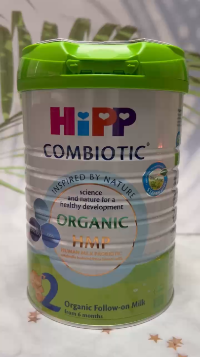 Sữa HiPP 2 Organic Combiotic 800g sữa  bột dinh dưỡng công thức cho trẻ từ 6 đến 12 tháng tuổi, chất lượng hữu cơ tự nhiên an toàn, hỗ trợ, tăng cường sức khoẻ hệ miễn dịch, bổ sung Omega 3 - 1 Đổi 1 Nếu Lỗi