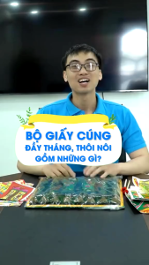 Bộ Giấy Cúng Đầy Tháng Theo Tone Màu Bé Trai Bé Gái - Đồ Cúng Việt