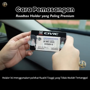 NEW Roadtax e-LKM Holder Car Road Tax Frame Pemegang Cukai Kereta Logo Colorful 路税支架