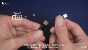 [Giao hàng chính thức 24 giờ] hộp đựng và Bộ dây cáp sạc điện thoại đa năng 6 trong 1 USB C sang type-C sạc nhanh USB 100% u114 pd66w chính hãng cho Android/IOS