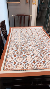 Taplak Meja Kulit Anti Air dan Anti Kusut/Taplak Meja Makan/Taplak Meja Aesthetic/Taplak Meja /Taplak Meja Tamu/Taplak Meja Tamu Minimalis/Taplak Meja Tamu Aesthetic/Alas Meja Makan/Taplak Meja Belajar/Alas Meja Komputer/Alas Meja Kantor/Alas Meja - P09
