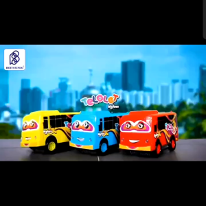 MT88 - Mainan Bus Telolet Baterai Dancing Bus Oleng TELOTET