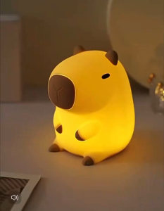 WOOQQI พร้อมส่ง ไฟกลางคืนซิลิโคน Big Face Rabbit สามารถตั้งเวลาและชาร์จได้ ไฟกลางคืนซิลิโคนรูปกระต่ายหน้าใหญ่ ไฟกลางคืนการ์ตูนกระต่ายขาว ตัวตั้งเวลาปิดเครื่อง ไฟเซ็นเซอร์ตบ สำหรับประเภทของส่วน Big Face Rabbit